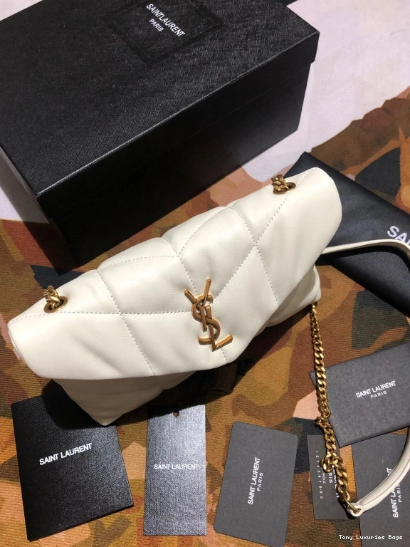 Tony Luxuries MINI CHAIN SMALL PUFFER YSL BAG 0823